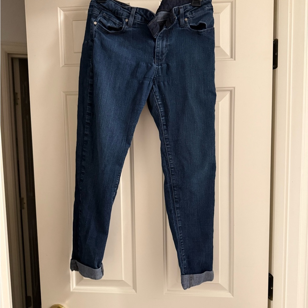 Paige peg skinny Dark Blue Jeans